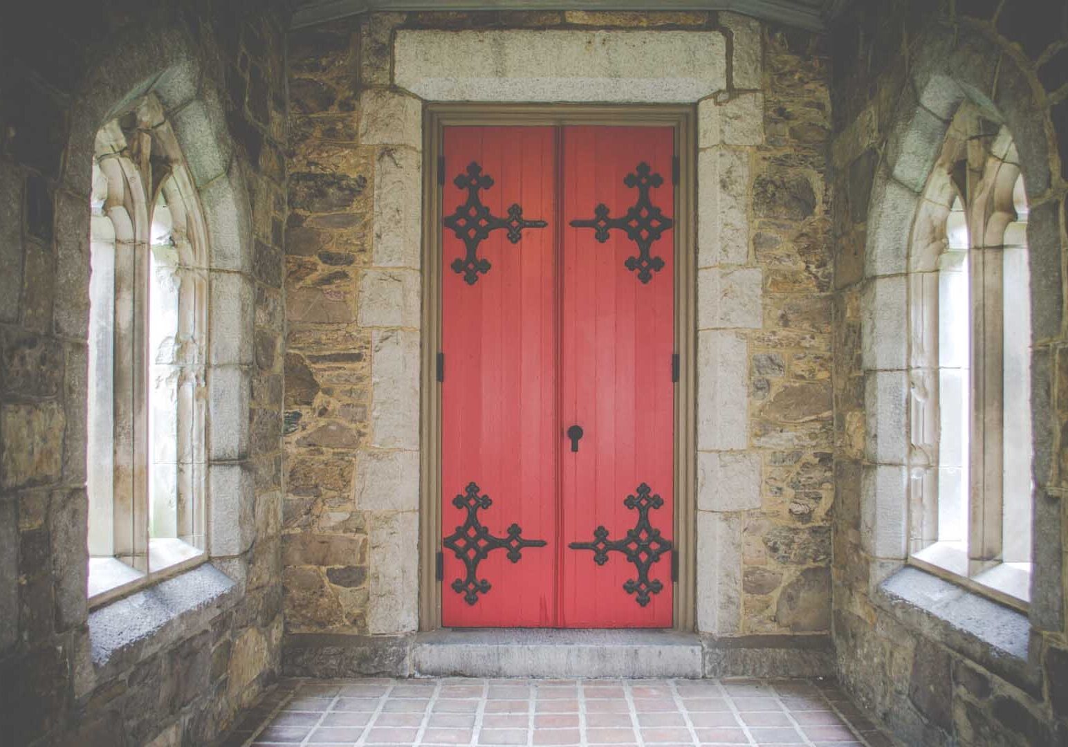 Church door red